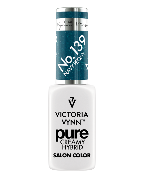 PURE CREAMY HYBRID 139 Navy Peony - VICTORIA VYNN