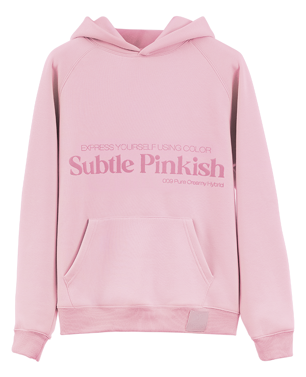 HOODIE, pink, XL oversize - VICTORIA VYNN