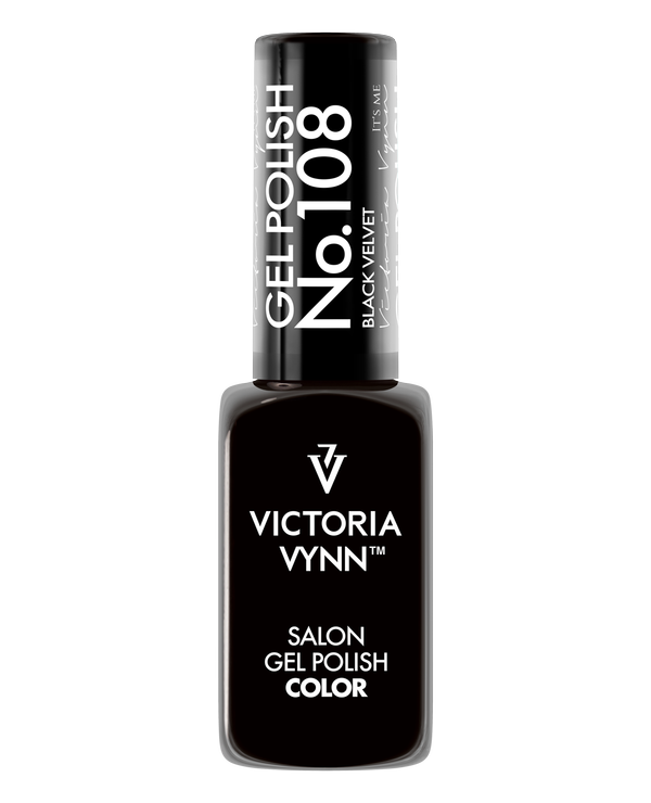 GEL POLISH 108 Black Velvet - VICTORIA VYNN