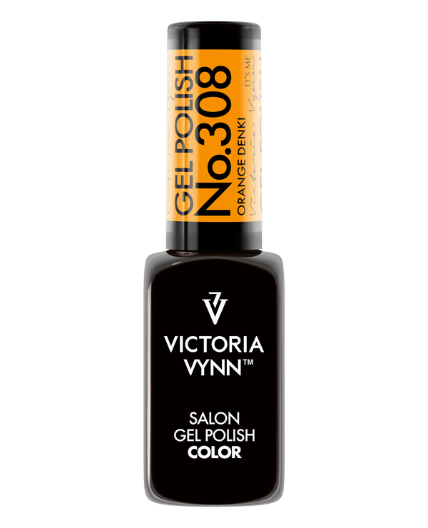 GEL POLISH 308 Orange Denki - VICTORIA VYNN