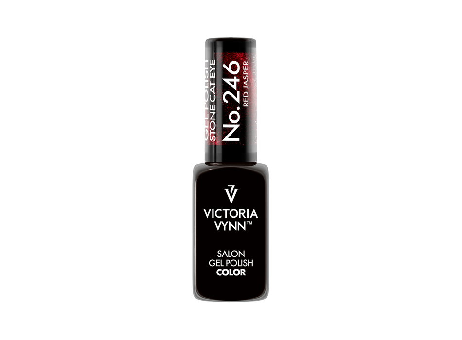 GEL POLISH 246 Cat Eye Red Jasper - VICTORIA VYNN