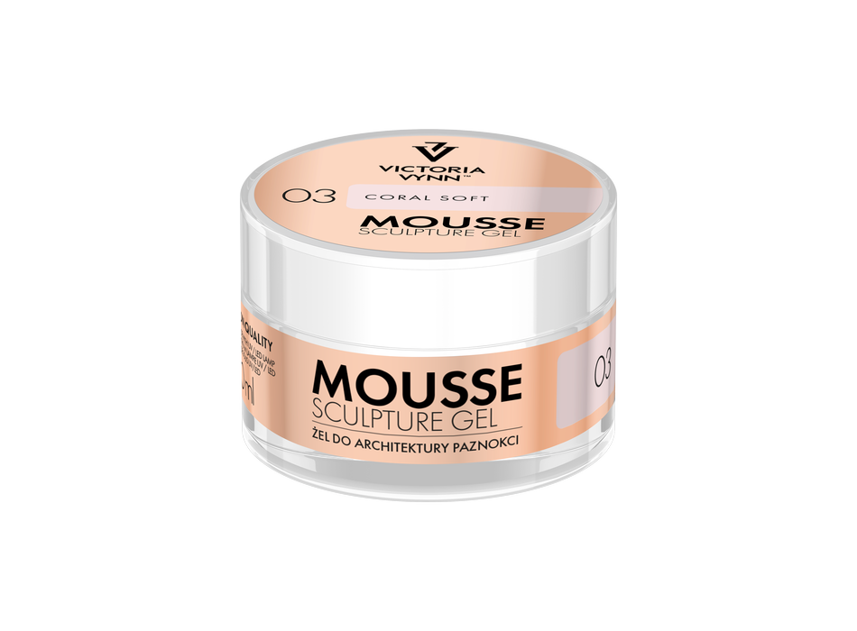 MOUSSE SCULPTURE GEL 03 Coral Soft 50ml - VICTORIA VYNN