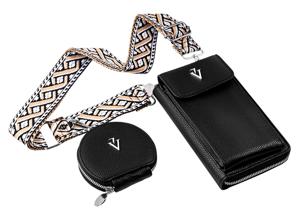 PHONE BAG, black - VICTORIA VYNN