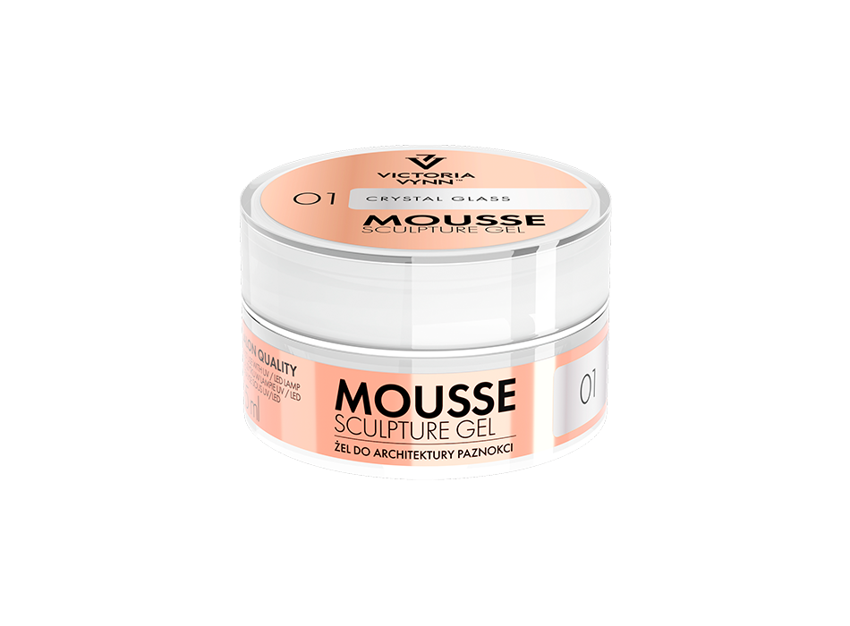 MOUSSE SCULPTURE GEL 01 Crystal Glass 15ml - VICTORIA VYNN