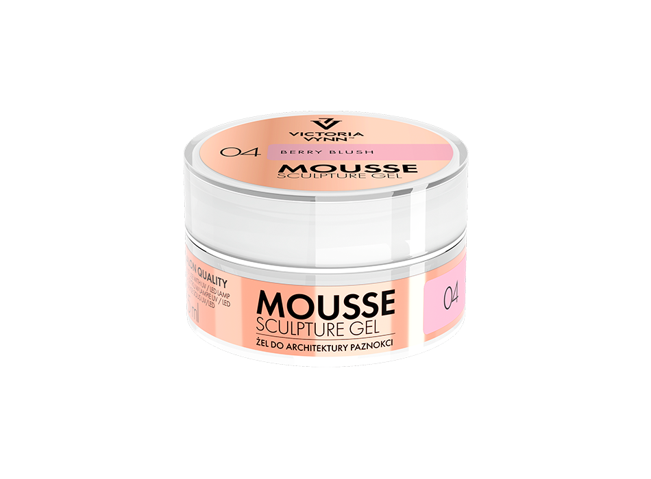 MOUSSE SCULPTURE GEL 04 Berry Blush 15ml - VICTORIA VYNN