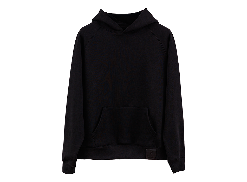 HOODIE, black, M oversize - VICTORIA VYNN