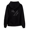 HOODIE, black, M oversize - VICTORIA VYNN